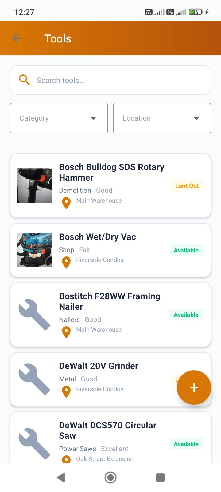 Tool Tracker - Lending Log screenshot