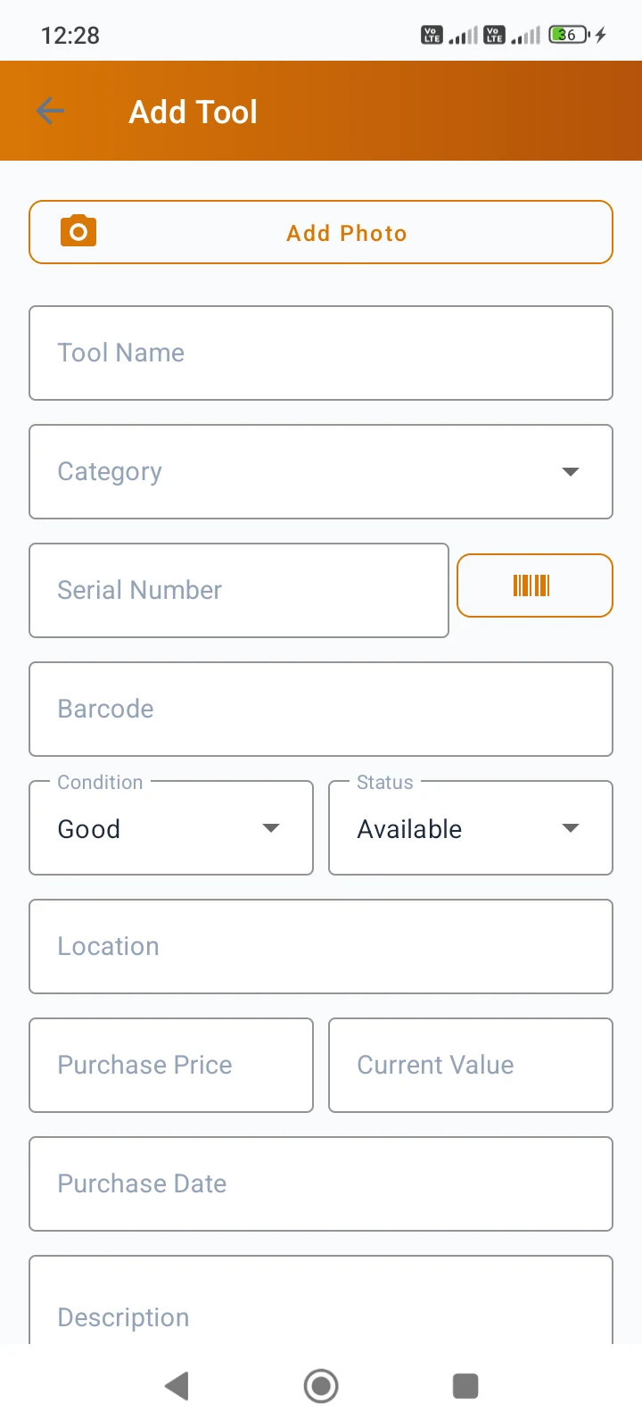 Tool Tracker - Lending Log screenshot